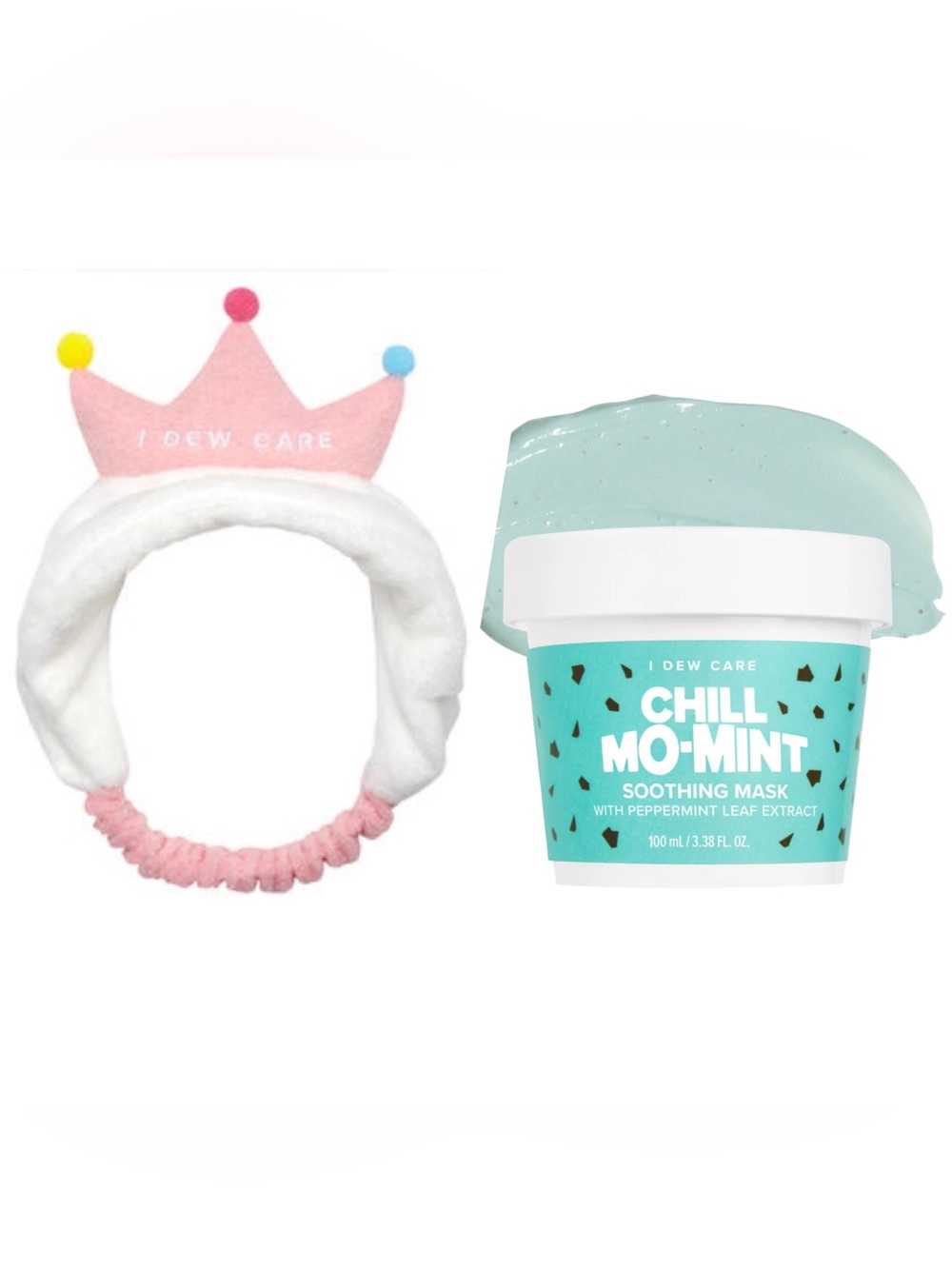 I Dew Care 2 Piece Set - Chill Mo-Mint Soothing Mask & Headband